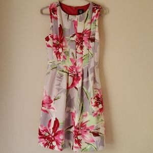 Vince Camuto Sleeveless Floral Dress